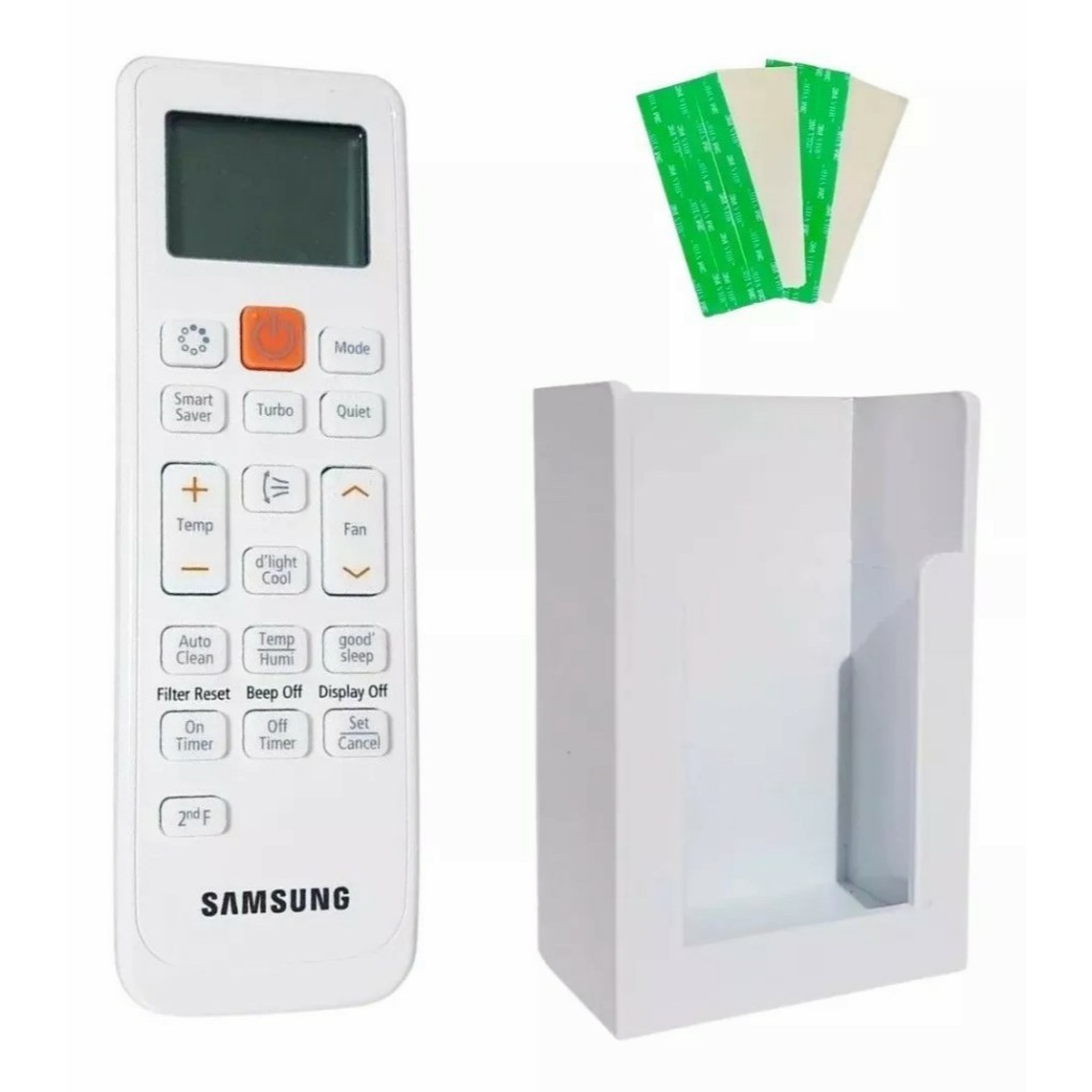Suporte de Parede para Controle Remoto de Ar-Condicionado Compatível com Samsung, Gree