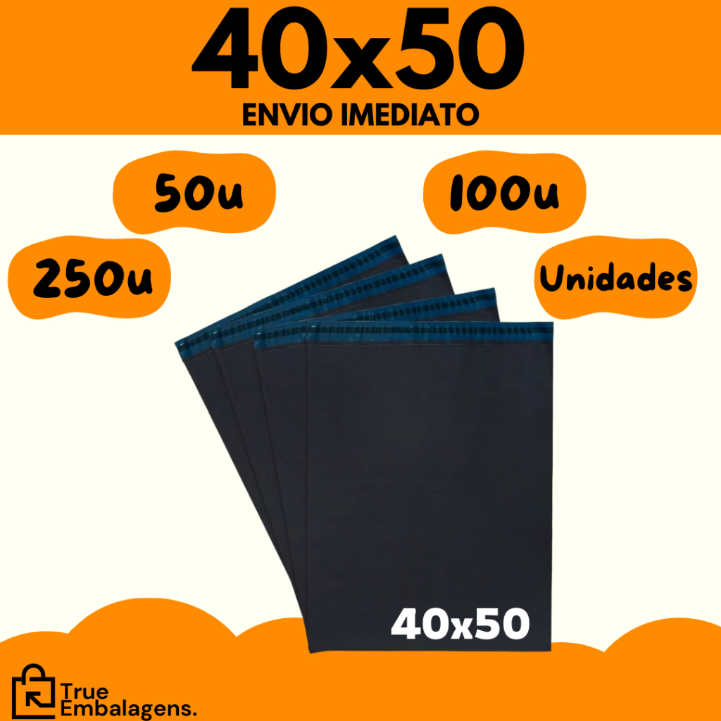 Envelope 40x50 Segurança Embalagem De Envio 40x50 Correios 50, 100 e 250 unidades em Oferta na Shopee