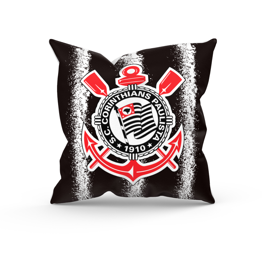 Almofada Decorativa Personalizada Time Corinthians Futebol