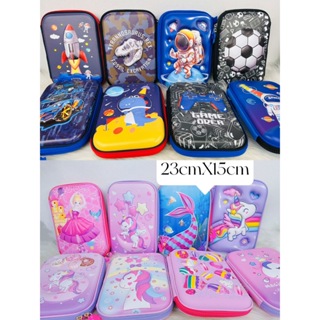 Estojo De Lápis De EVA Infantil GRANDE De Unicórnio Astronauta 3D/Caixa Multifuncional Grande Kawaii em Oferta na Shopee