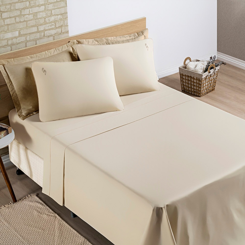 Jogo De Cama Liana Lençol Casal Queen 04 Peças Toque Macio Percal 100% Algodão 200 Fios Palha Jogo De Cama Liana Lençol Casal Queen 04 Peças Toque Macio Percal 100% Algodão 200 Fios Palha Jogo De Cama Liana Lençol Casal Queen 04 Peças Toque Macio Percal 1
