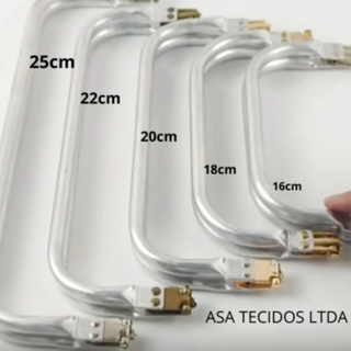 Fecho de Bolsa Tubular Boca de Lobo Para Bolsas - Und em Oferta na Shopee