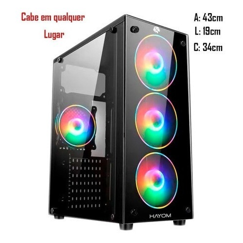 Cpu Gamer Barato I5 + 12gb Ssd 480gb + Wifi + Fonte + Gt 210 Ddr3