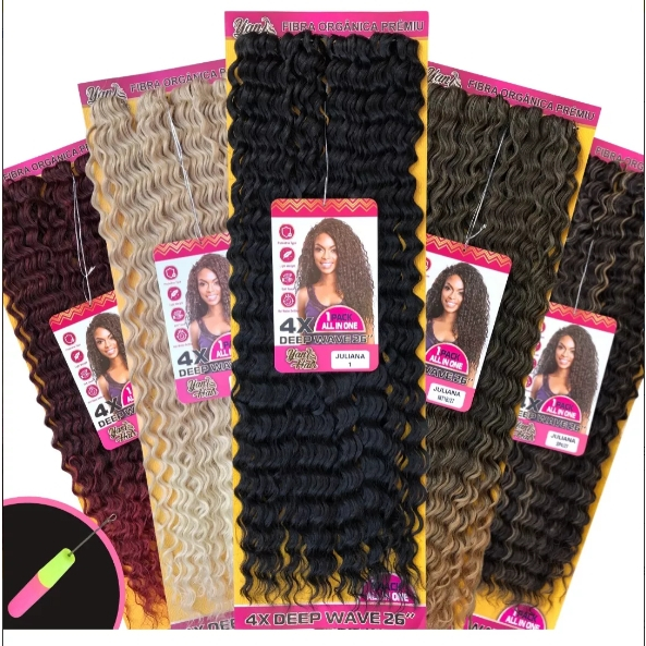 Cabelo Bio Fibra Crochet Braid Juliana/DAISY 80cm 300gr em Oferta na Shopee