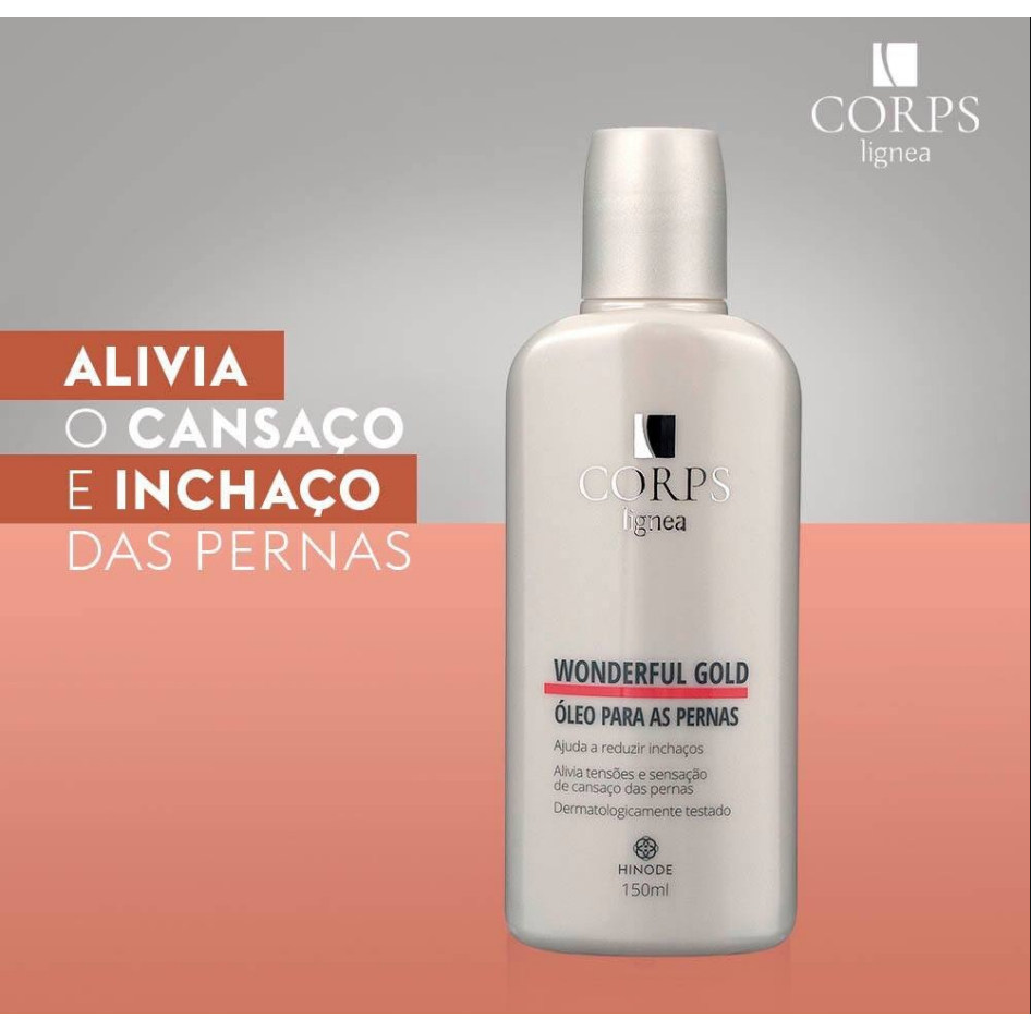 Oleo Para As Pernas Wonderful Gold Corps Lígnea 150ml