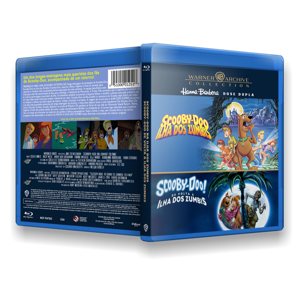 Scooby-doo na Ilha dos Zumbis / De Volta a ilha dos Zumbis Bluray