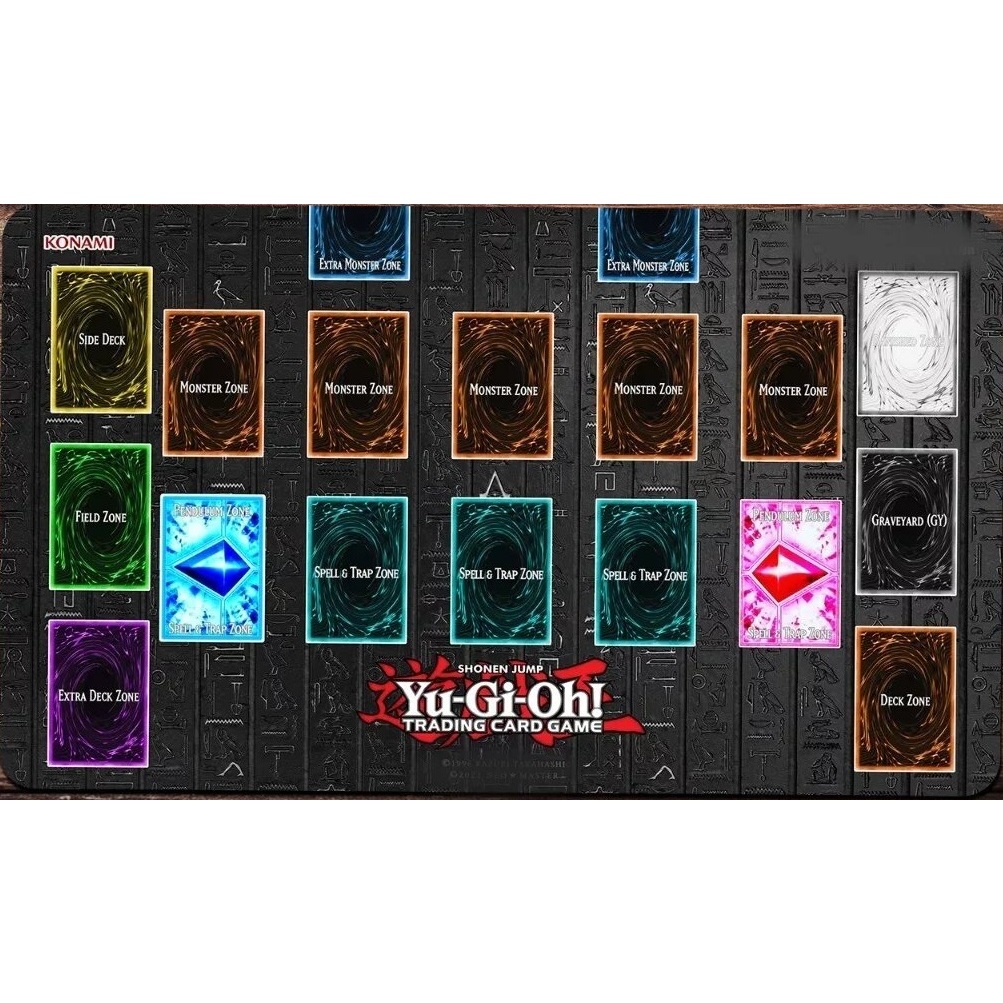 Playmat E/ou Mousepad Gamer Yu Gi Oh Arena de Batalha (58cm x 30cm)