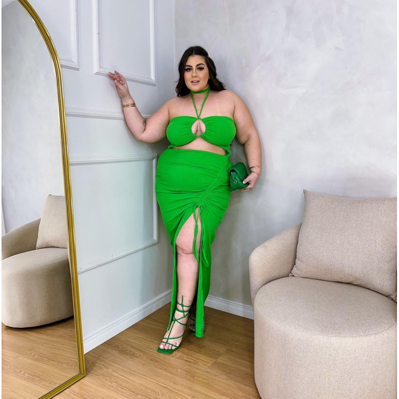 Vestido Diana 3D Premium Plus size  fim de ano/ festa/natal/ano novo/brilho/bory/curve/fashion/balada/casamento/madrinha