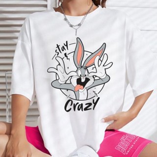 camiseta personalizadas pernalonga femininas da moda com estampas de personagens com tecido de poliéster premium diversos tamanhos p m g gg em Oferta na Shopee