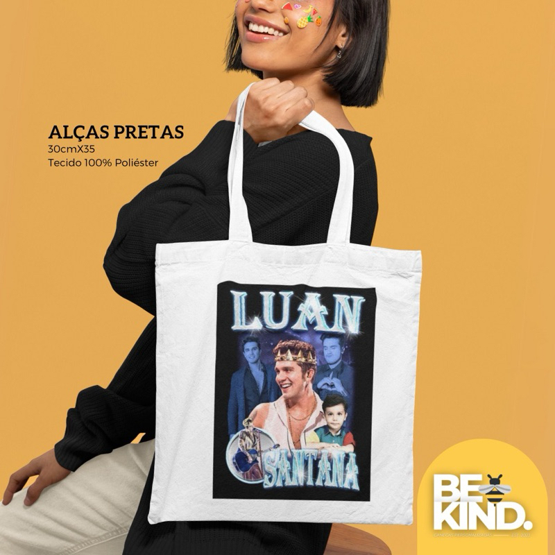 Eco Bag Tote Bag Personalizada Luan Santana | be kind.