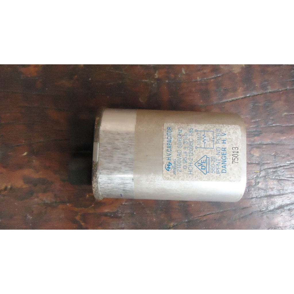 capacitor microondas 2100vac 0.95uf usado