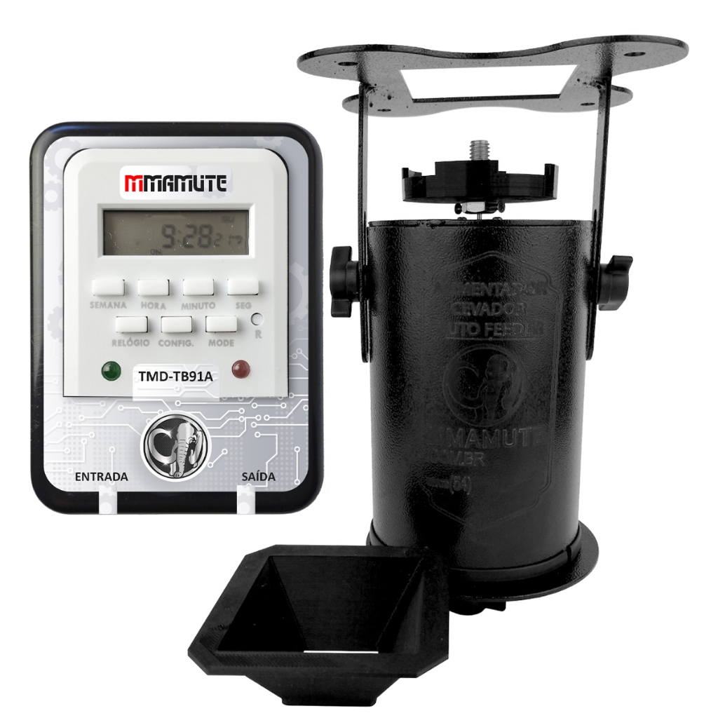 Alimentador Automatico Para Ceva Feeder Caça Javali Carabina