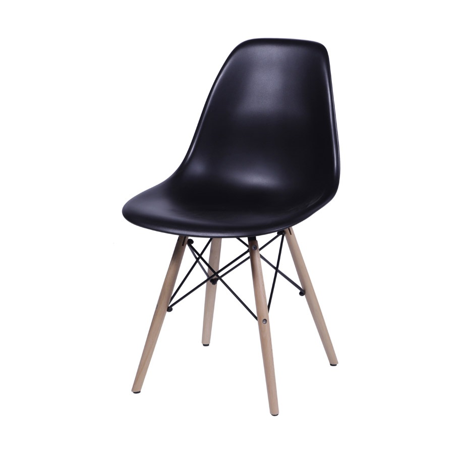 Cadeira Eiffel Wood Colorida Para Escrivaninha Escritório Pés De Madeira Decoração Externa e Interna