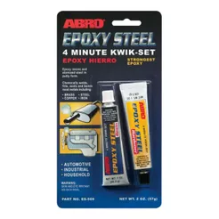 ABRO RESINA COLA EPOXY METAIS COLAGEM RÁPIDA 4 MINUTOS