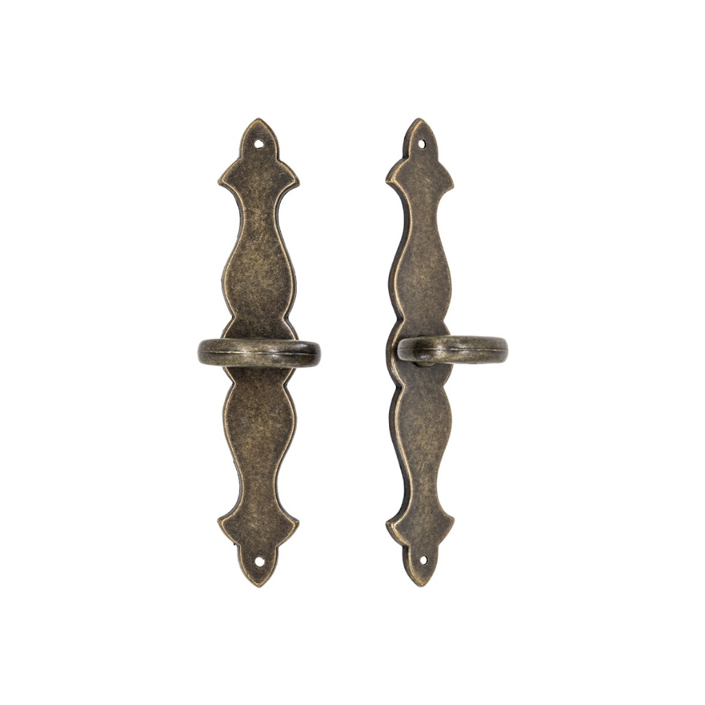 2 Unidades Puxador De Gaveta Colonial Genova Para Móveis Porta De Armário 127mm