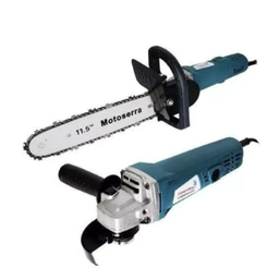 Adaptador De Serra Elétrica Moto Serra 110v + Esmerilhadeira Importway