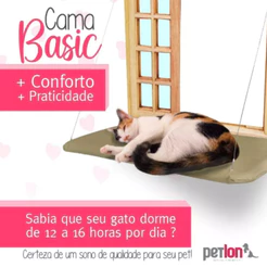 Cama Suspensa Para Janela Basic com Ventosa Petlon