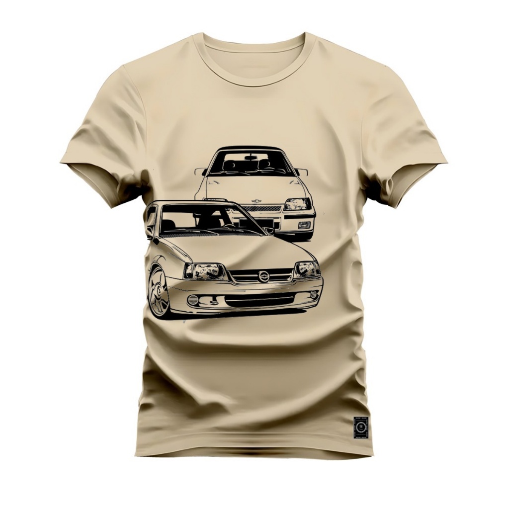 Camisa carro Kadett relíquia Camiseta Casual malha premium 100% algodão