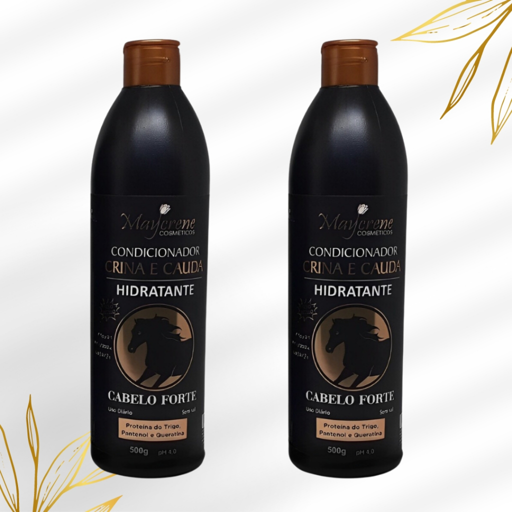 Kit 2 Condicionador Crina e Cauda 500g Maycrene