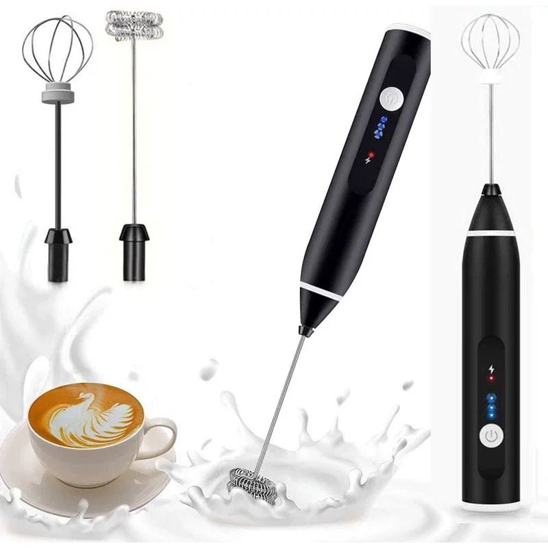 Misturador Batedor Mixer Elétrico Para Claras de Ovos Leite Café Utensílios de Cozinha Pilha -DX002