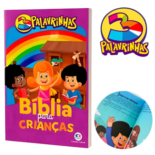 Bíblia Para Crianças Livro Infantil Ensinamento Religioso em Oferta na Shopee