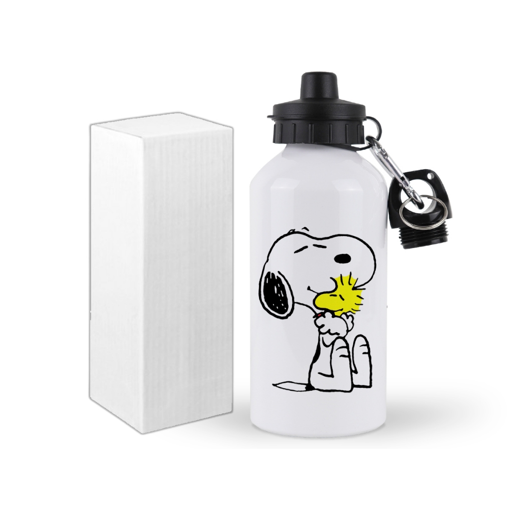 Garrafa Personalizada Alumínio Snoopy Squeeze de Água 500ml + Caixa Presente em Oferta na Shopee
