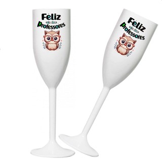 20 Taças Champanhe Acrílico Ano Novo, Taça Champanhe  Reveillon, Taça feliz Ano Novo, Taça dia dos Porfessores