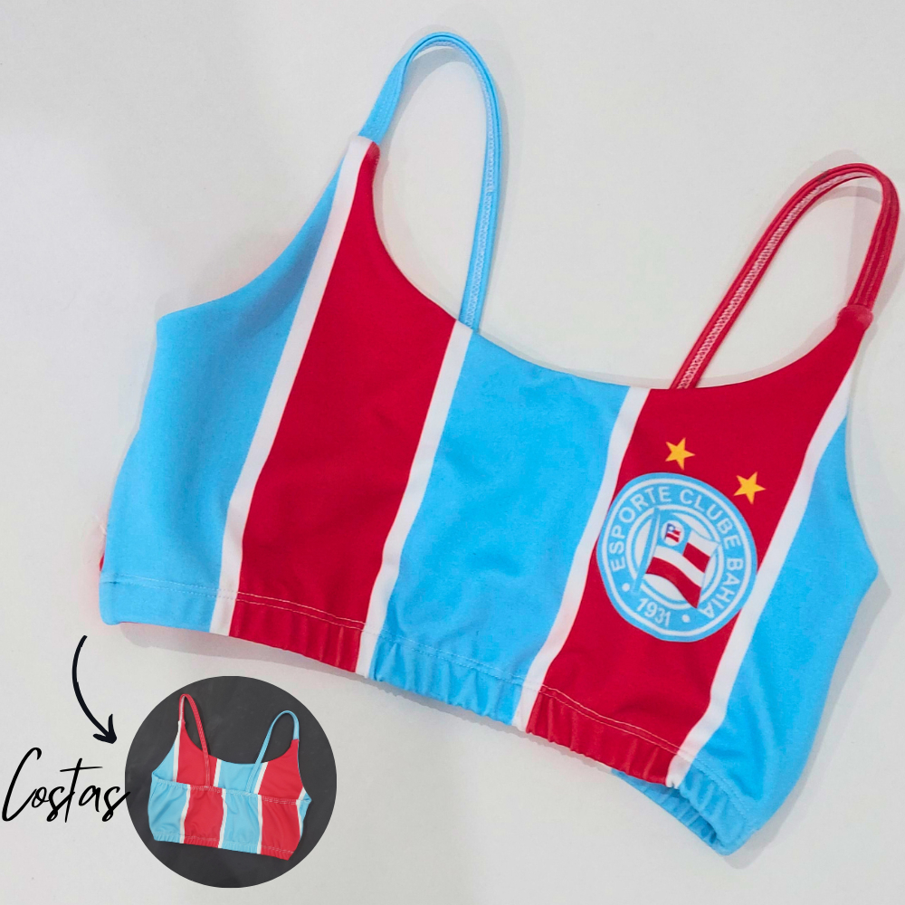 Top Cropped Fitness Strappy Personalizado modelos diversos BAHIA
