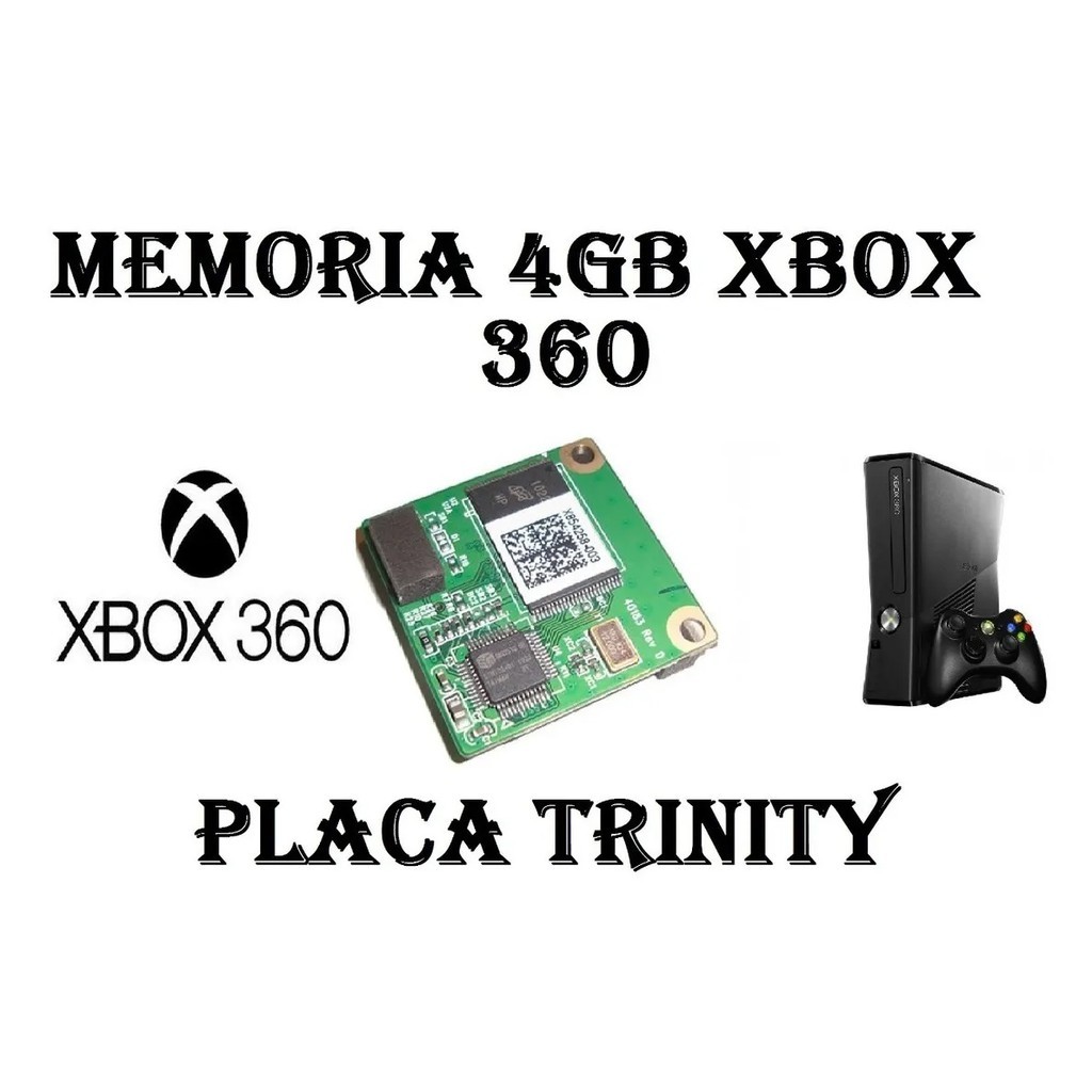 Placa Memória 4gb Xbox 360 Trinity Original Microsoft