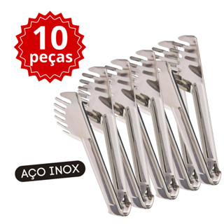 Kit 10 Pegador de Massa Salada Gelo Carne 100% Aço Inox em Oferta na Shopee