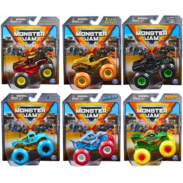Carro Monster Jam Carro Metal Escala 1:64 Miniveículo - Sunny Original em Oferta na Shopee