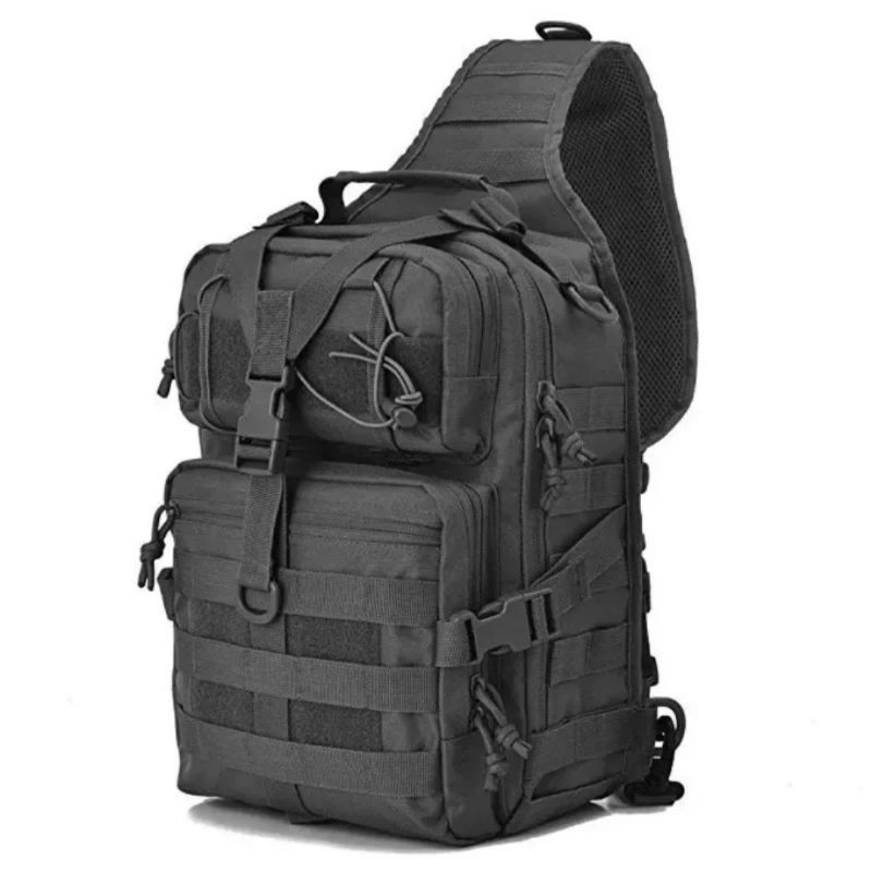 Mochila 20L Tatica Oxford Sling Sling RoverBolsa de Ombro Molle Outdoor Camping com alça ajustável em Oferta na Shopee