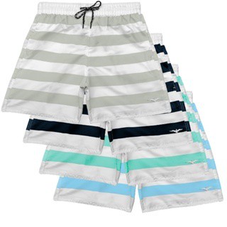 Kit 3 Bermudas Mauricinho Infantil Juvenil Tactel Masculina moda Praia do 2 ao 16 em Oferta na Shopee