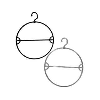 Cabide Redondo Acrílico e Preto Kit em Oferta na Shopee