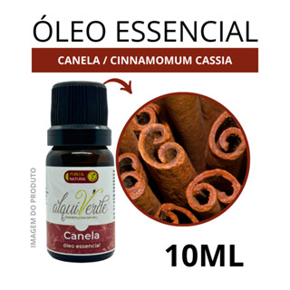 Óleo Essencial De Canela - 100% Puro e Vegano | 10ml - Alquiverde em Oferta na Shopee