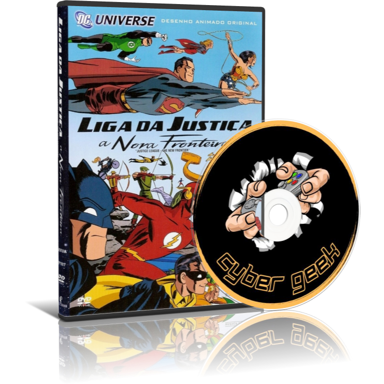 DESENHO - LIGA DA JUSTIÇA A NOVA FRONTEIRA (DVD AUTORADO)