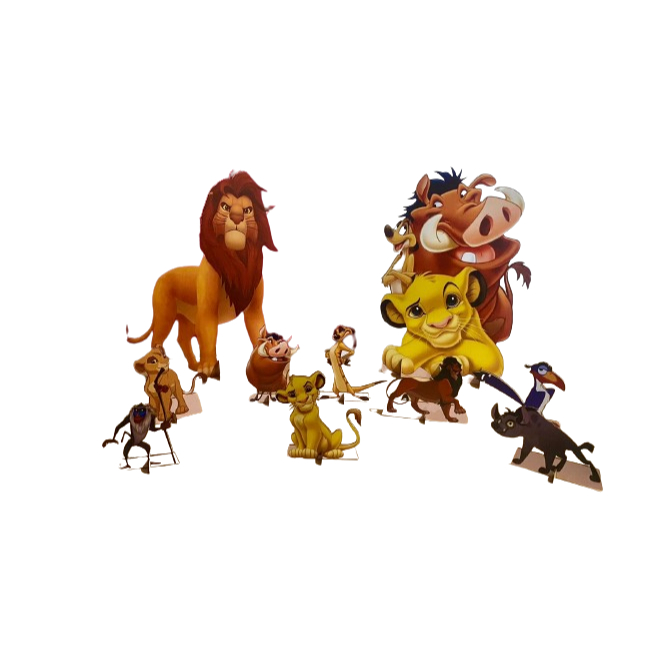 Kit Festa Display O Rei Leão, 10 Mesa 2 De Chão Para Decoração em Mdf. em Oferta na Shopee