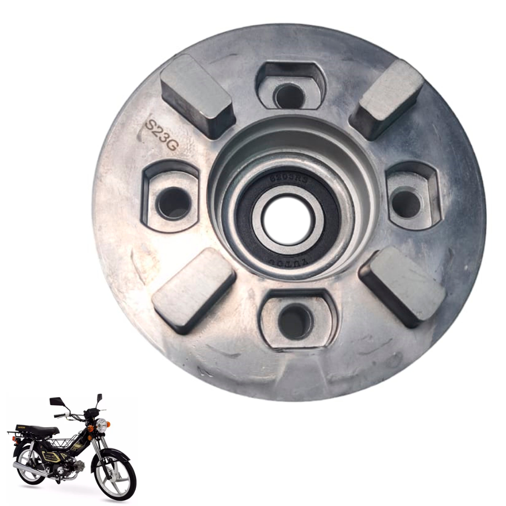 Flange Cubo Traseira  Com Rolamento Shineray Xy 50