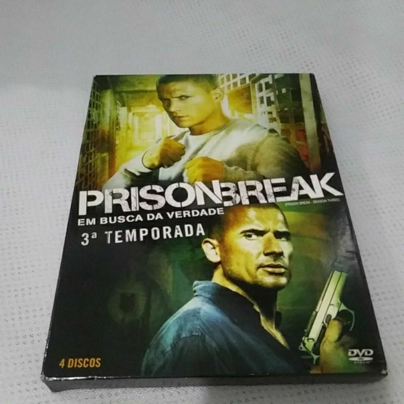 Dvd Série Prison Break Em Busca Da Verdade Terceira Temporada Completa