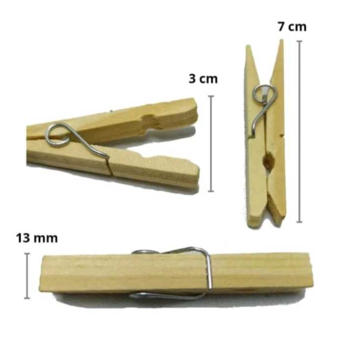 240 unidades de  Prendedor Pregador de roupas de madeira pregador promoção