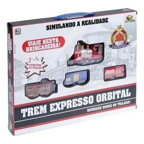 Trem Ferrorama Express Com trilho Orbital - Art Brink