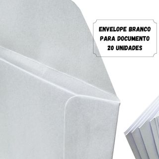 ENVELOPE BRANCO 20 UNID FORONI 80G 229X324MM A4 DOCUMENTOS em Oferta na Shopee
