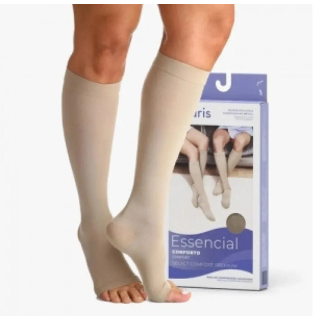 Meia Panturrilha 3/4 Sigvaris Média Compressão 20-30mmHg Select Comfort Premium 862