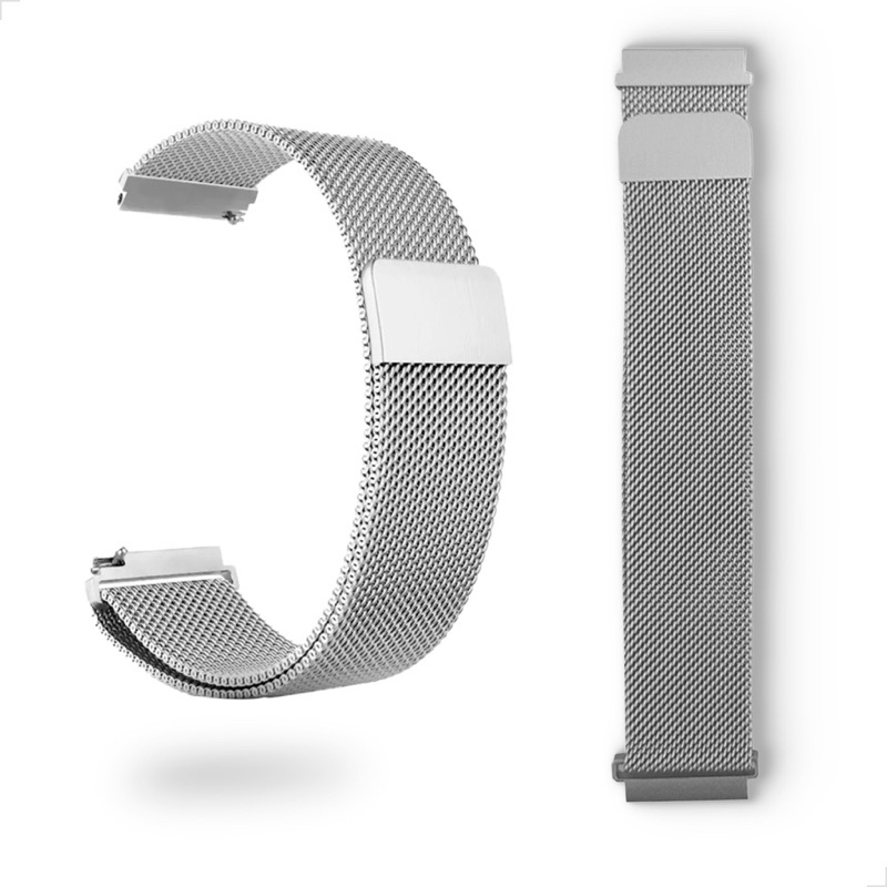 Pulseira p/ Relógio Inteligente Smartwatch Magnética Fecho Ajustável 20mm/22mm Com NF Envio Imediato
