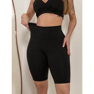 Bermuda Legging Feminina Fitness Cintura Alta Academia Esportiva em Oferta na Shopee