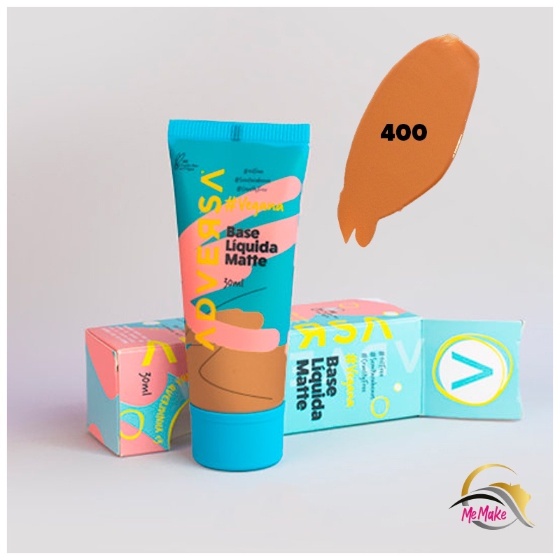 Base Líquida Matte Oil Free Vegana Adversa - Escolha Seu Tom