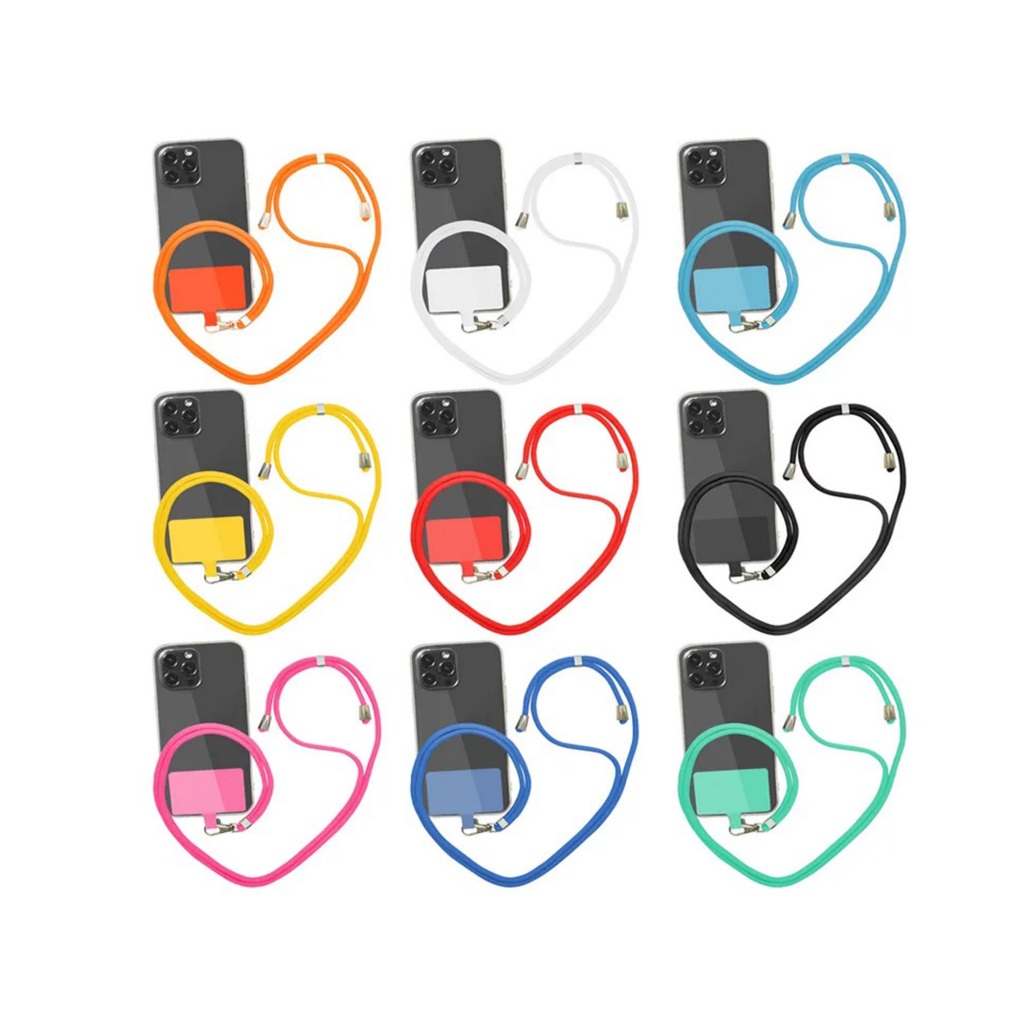 Kit 10  Cordão Para Celular  Universal Alça De Pescoço E Pulso chaveiro