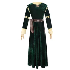 Vestido Princesa Merida Disney Verde