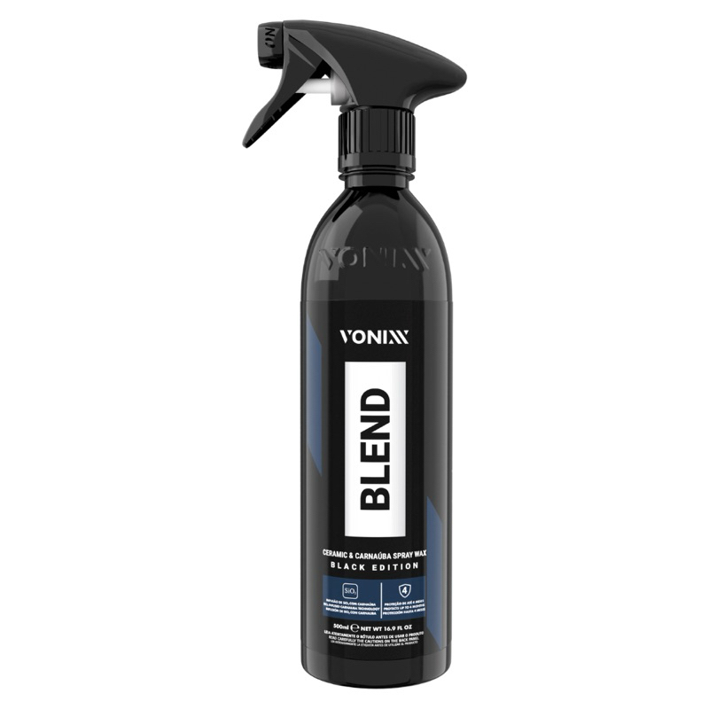 Cera Blend Black Spray Vonixx Carnaúba E Sílica 500ml Líder em Oferta na Shopee
