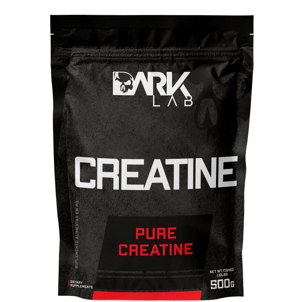 Creatina Monohidratada Pura Refil 500g Dark Lab - Creatina 100% Pura